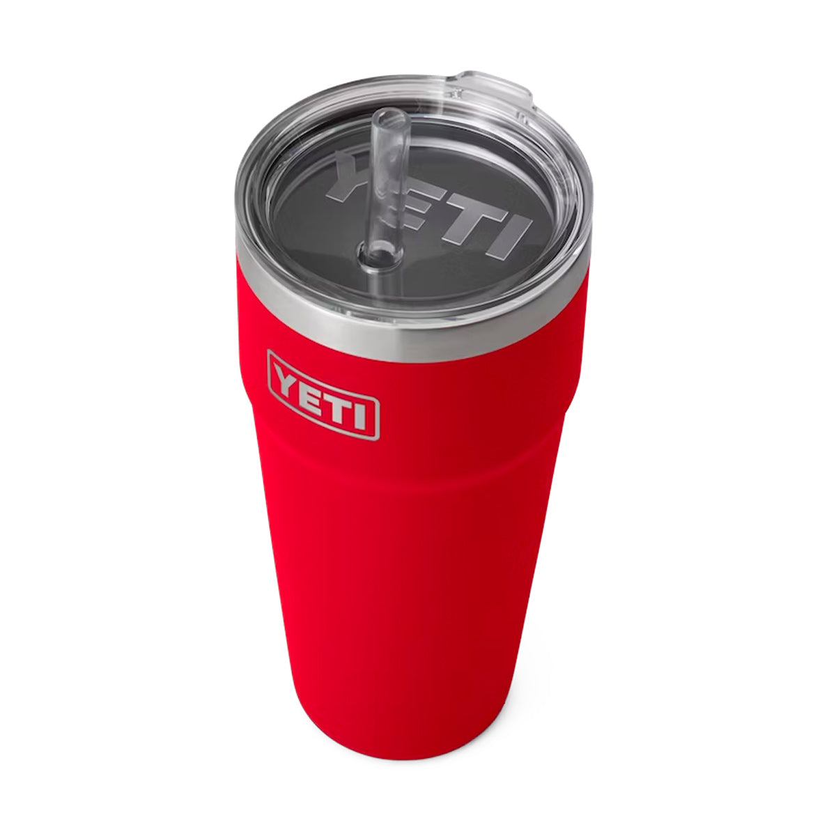 YETI　Coffee　Straw　Cup　Rambler　Red　Stackable　26　oz.　with　–　Lid,　Rescue　ECS