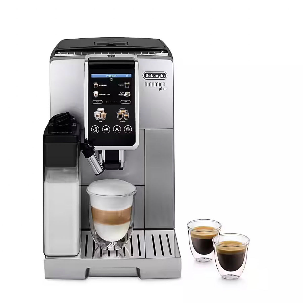 Delonghi Dinamica Plus Silver Automatic Espresso Machine