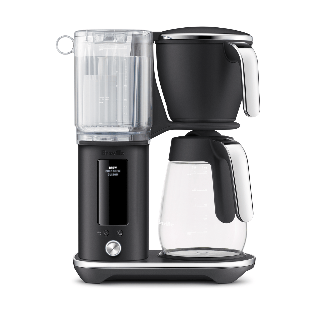 Breville Luxe Precision Brewer Black Truffle, Glass Carafe #BDC415BTR1 –  ECS Coffee