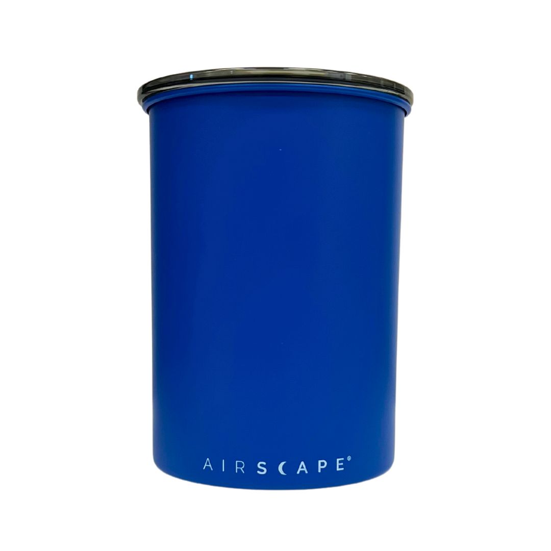 Airscape Classic 1 lb Coffee Canister, Matte Blue ECS Coffee