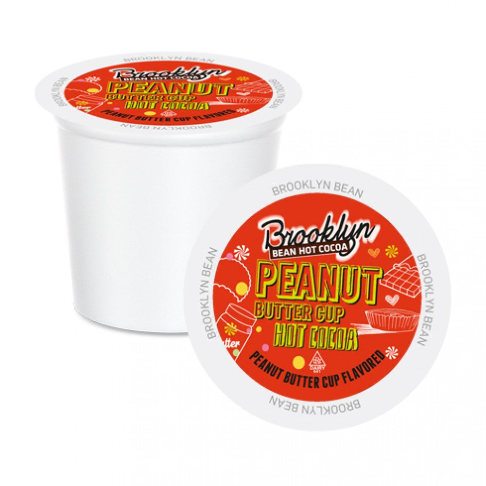 Brooklyn Beans Peanut Butter Cup, Single Serve Hot Cocoa 40 Pack ECS