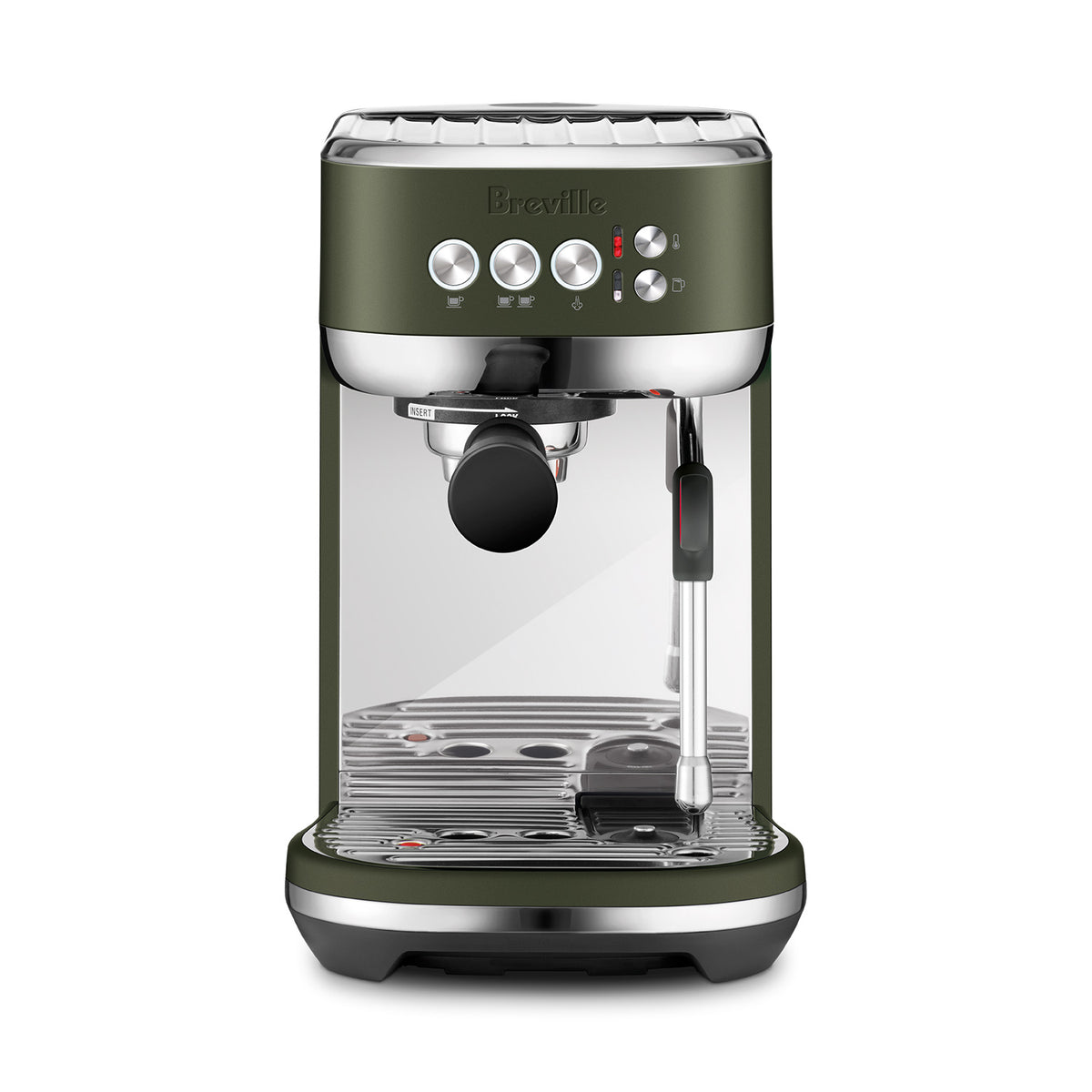 Breville Bambino Plus Automatic Espresso Machine, Olive Tapenade