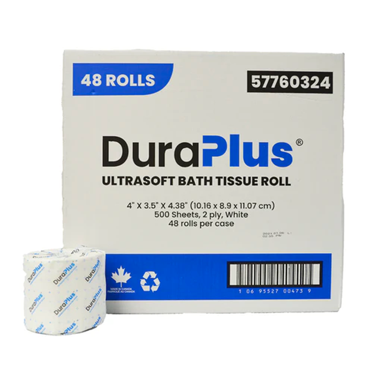 DuraPlus UltraSoft Bathroom Tissue Rolls 2Ply 57760324 ECS Coffee