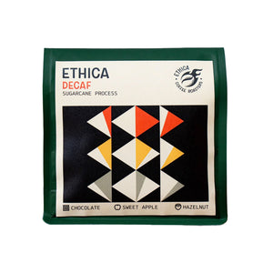Ethica Decaf Sugarcane Process Whole Bean Coffee, 250g