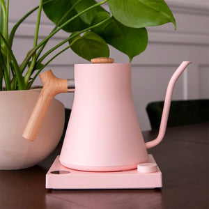 Fellow Stagg EKG Electric Pour Over Kettle, Pink & Maple