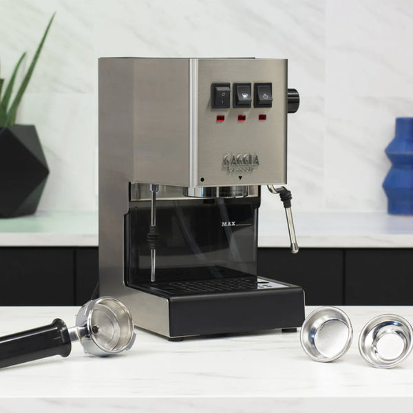Gaggia New Classic EVO Pro Manual Espresso Machine, Brushed Stainless Steel