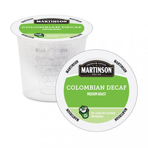 Martinson Colombian Decaf Single Serve Coffee 24 Pack