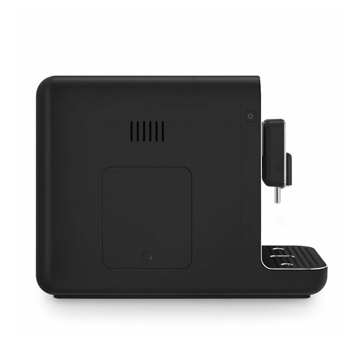 Smeg Super Automatic Espresso Machine with Steam Wand, Full Black BCC