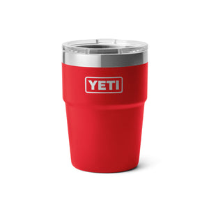 YETI Rambler 16 oz. Stackable Pint Cup with Magslider Lid, Rescue Red