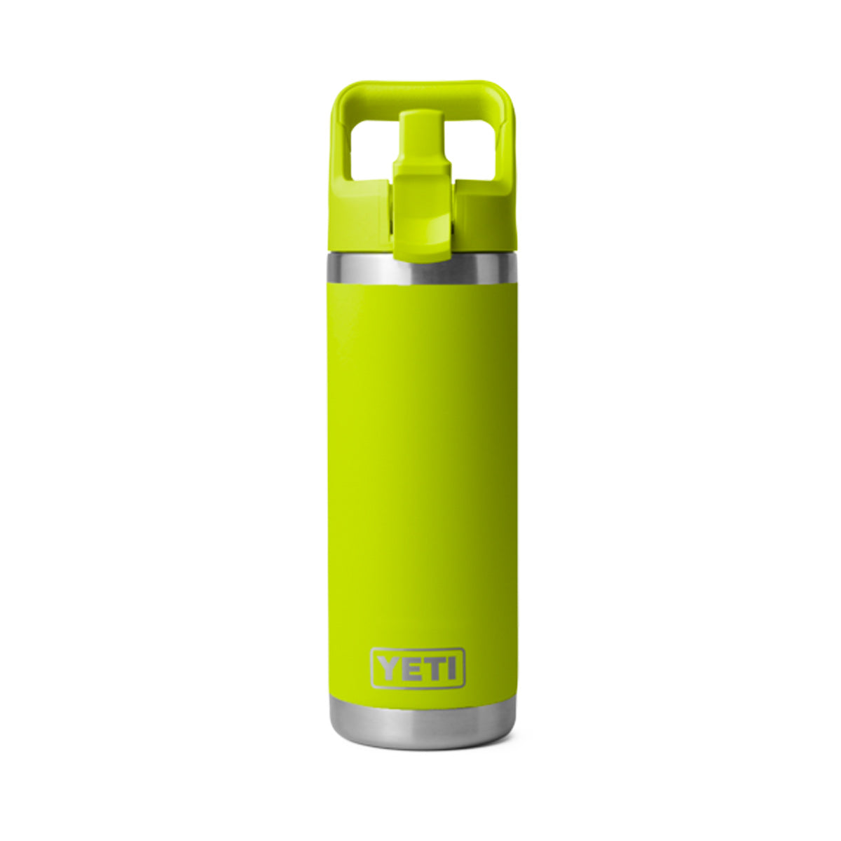 YETI Rambler 18 oz. Bottle With Straw Cap, Chartreuse ECS Coffee