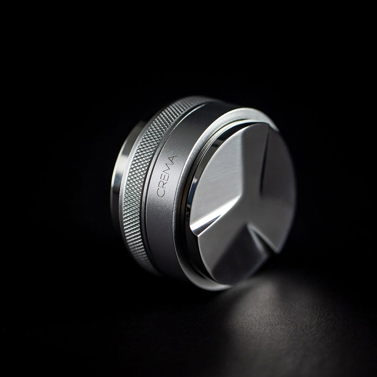 Crema 58.5mm Tamper & Distributor Combo, Silver ECS Coffee