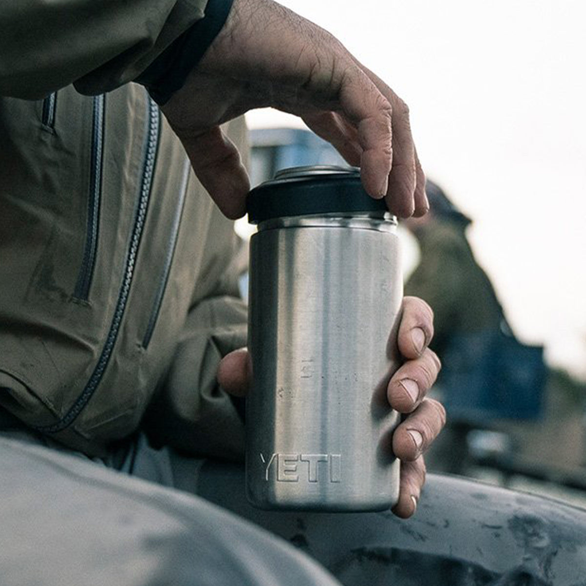 YETI Rambler Colster Tall Stainless