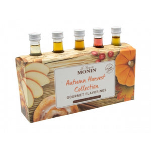 Monin Autumn Harvest Flavour Collection, 5 Pack