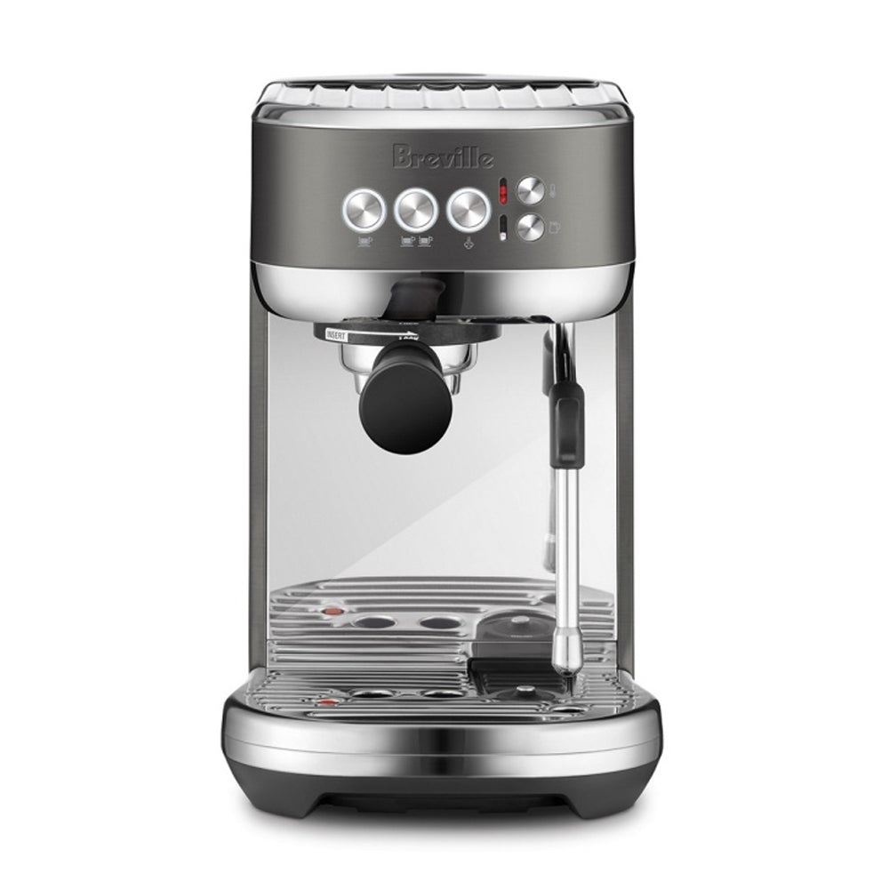 Breville Bambino Plus Automatic Espresso Machine In Black Steel – Ecs 