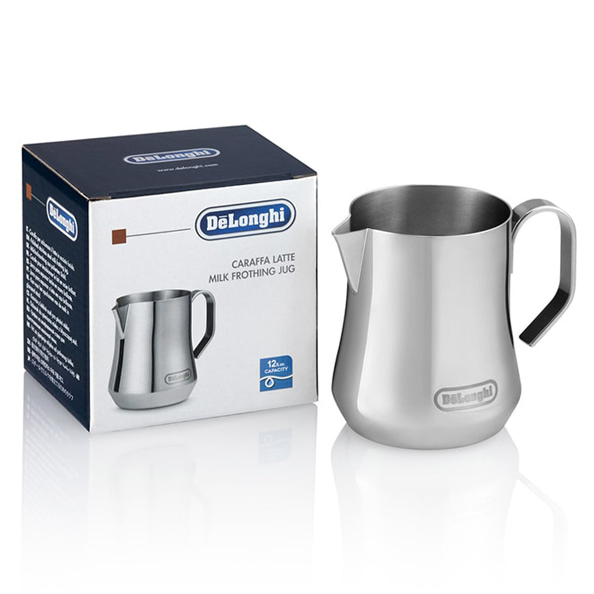 DeLonghi Milk Frothing Pitcher Stainless Steel ECS Coffee