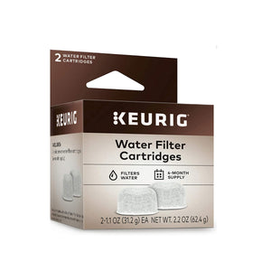 Keurig Water Filter Cartridge Refills, 2 Pack
