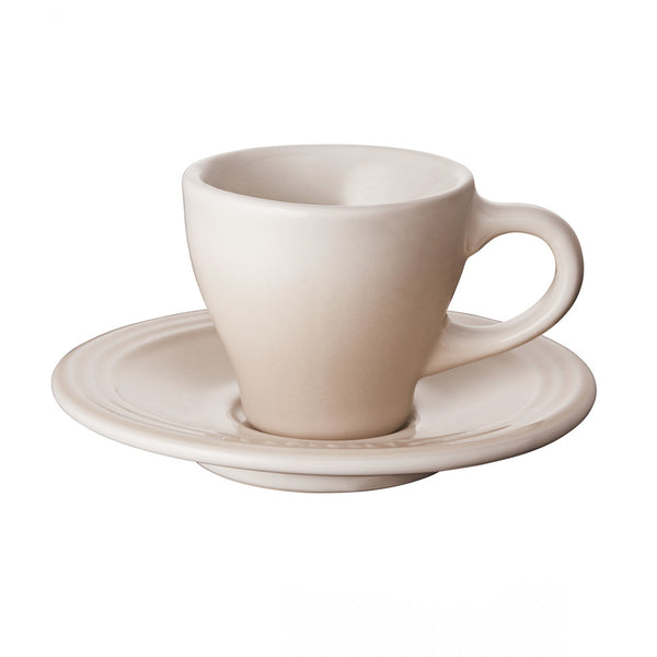 Le Creuset Stoneware Espresso Cups, Set of 2 - Meringue
