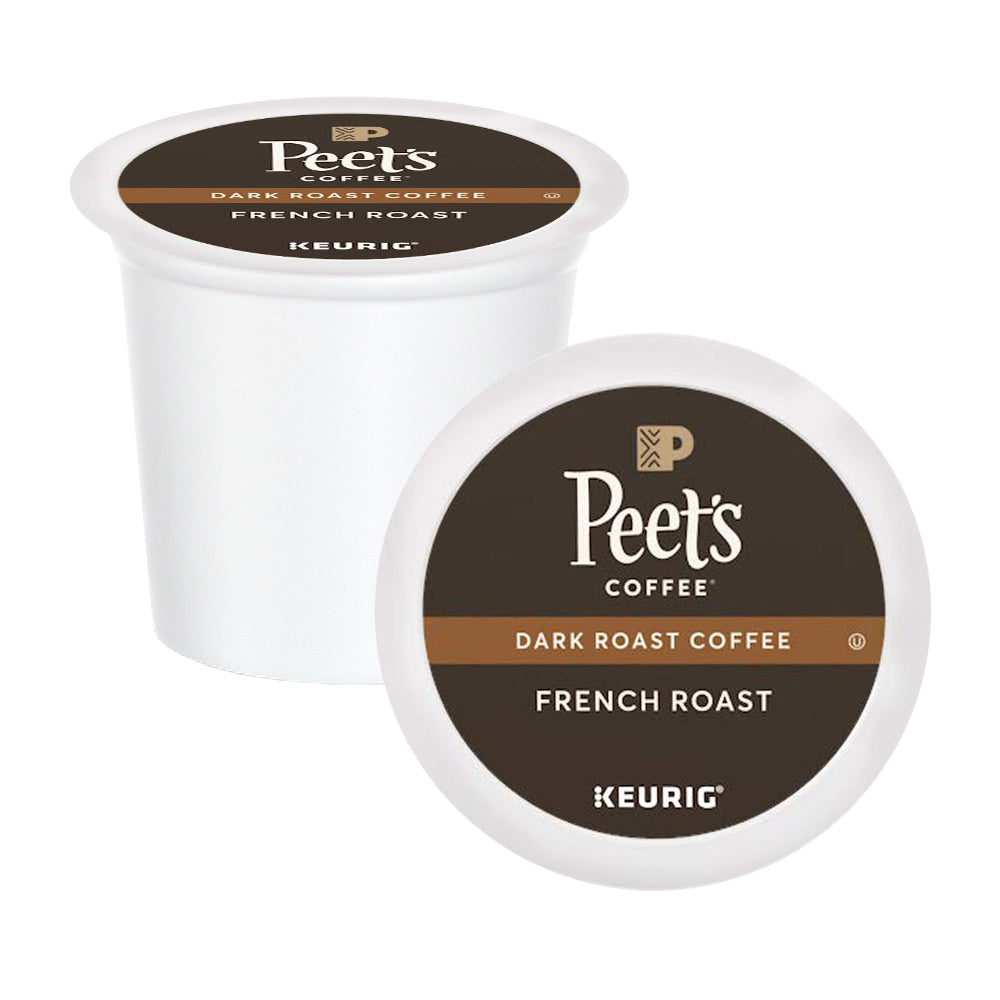 Peet's Coffee French Roast KCup Pods 16 Pack ECS Coffee Inc.