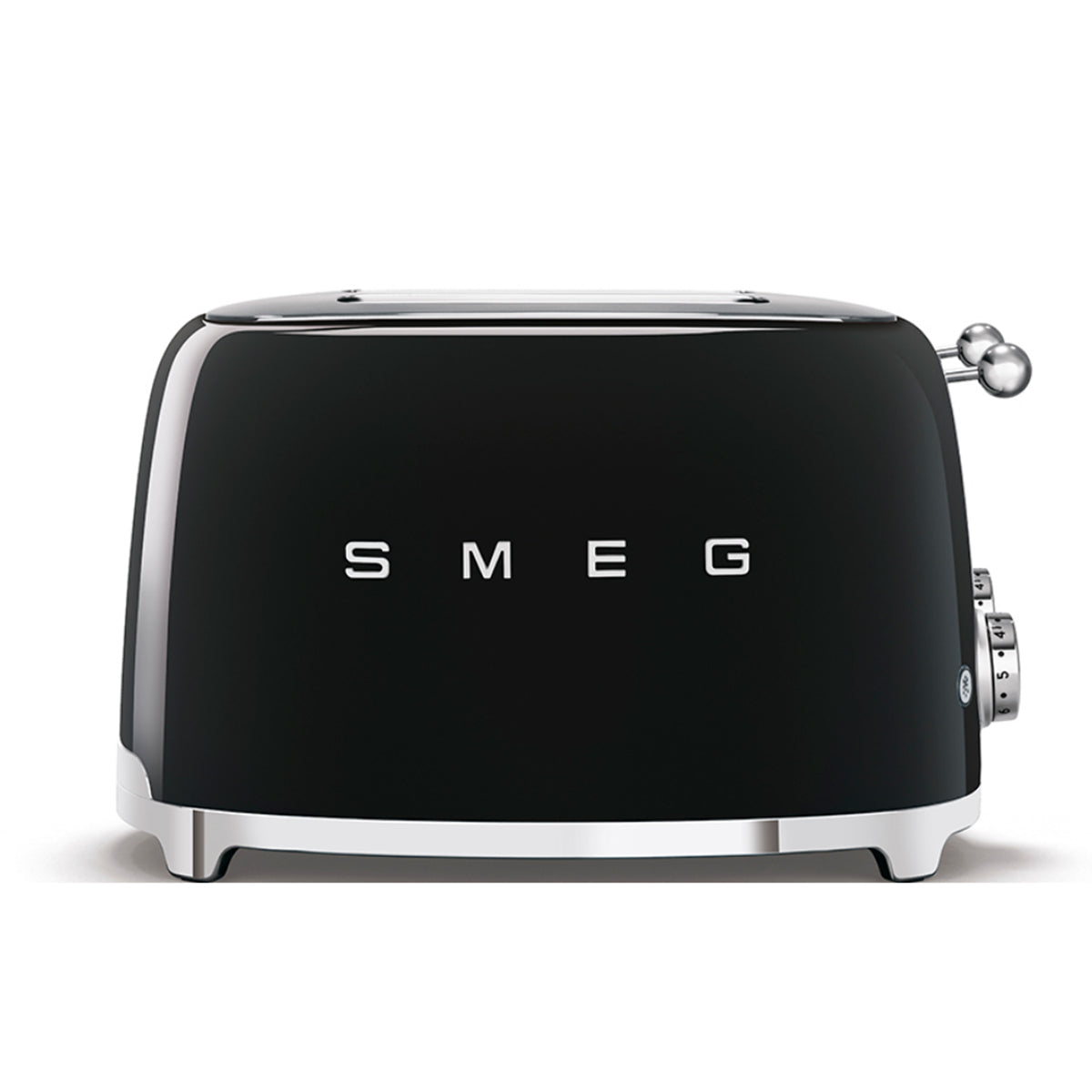 Smeg 4 Slice Extra Wide Toaster TSF03BLUS, Black ECS Coffee