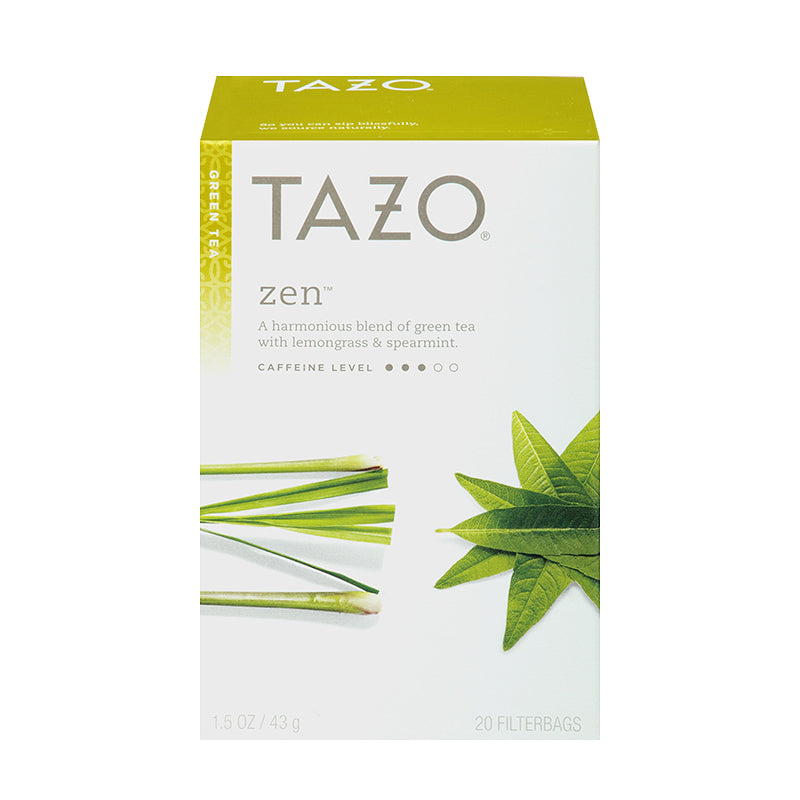 Tazo Zen Filterbag Tea 24 Count ECS Coffee Inc.