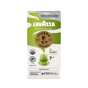 Lavazza ¡Tierra! For Planet Aluminum Nespresso Compatible Capsules 10 Pack