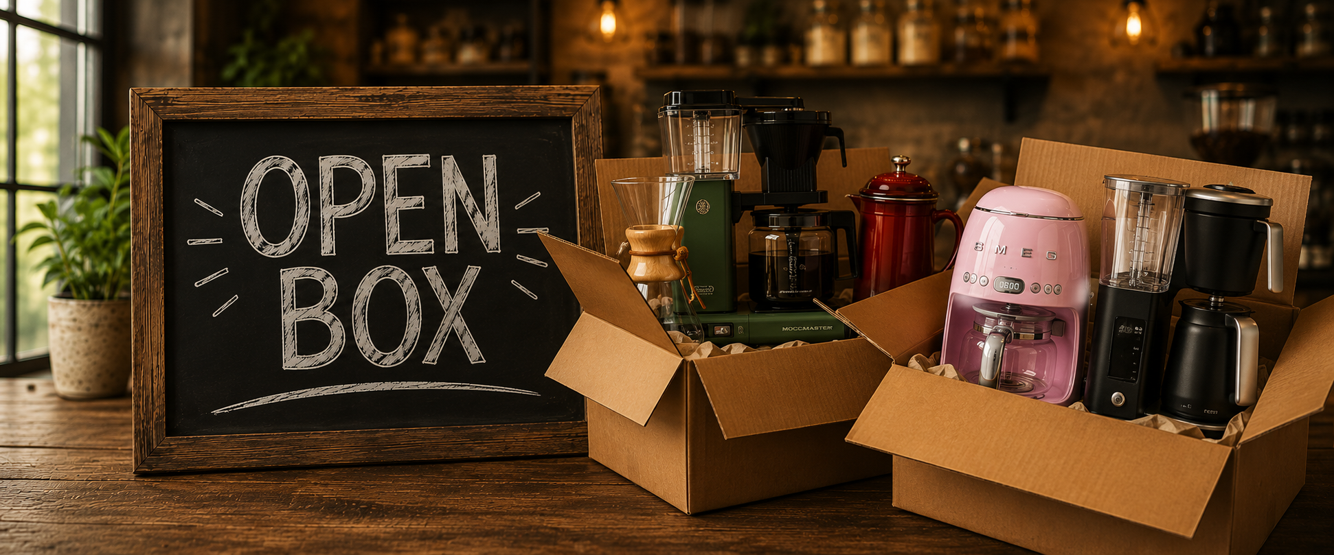 Open Box & End of Line Machines ECS Coffee