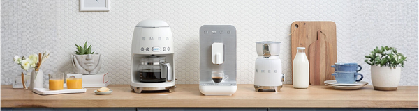 Smeg Pastel Blue Toaster, Kettle & Espresso Machine