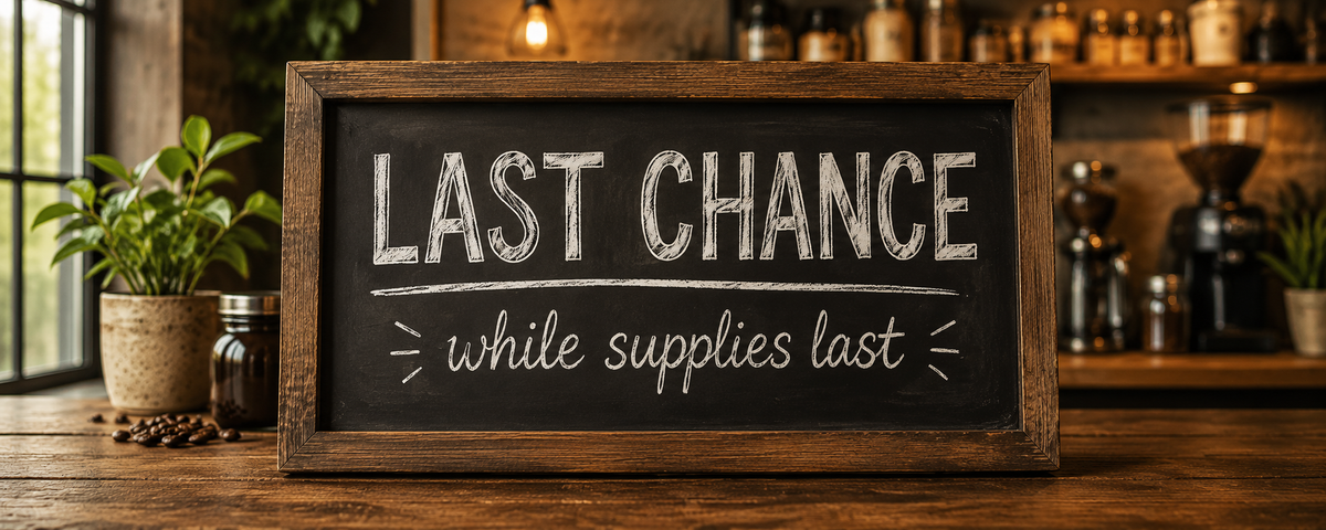 Last Chance Discontinued Items ECS Coffee