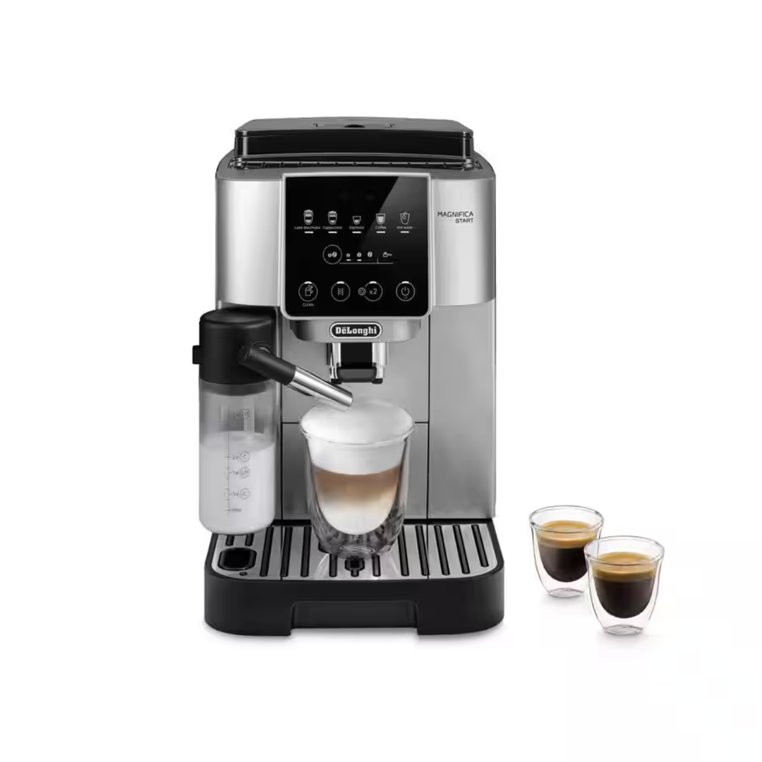 Delonghi Magnifica Start Espresso Machine with LatteCrema, Silver 