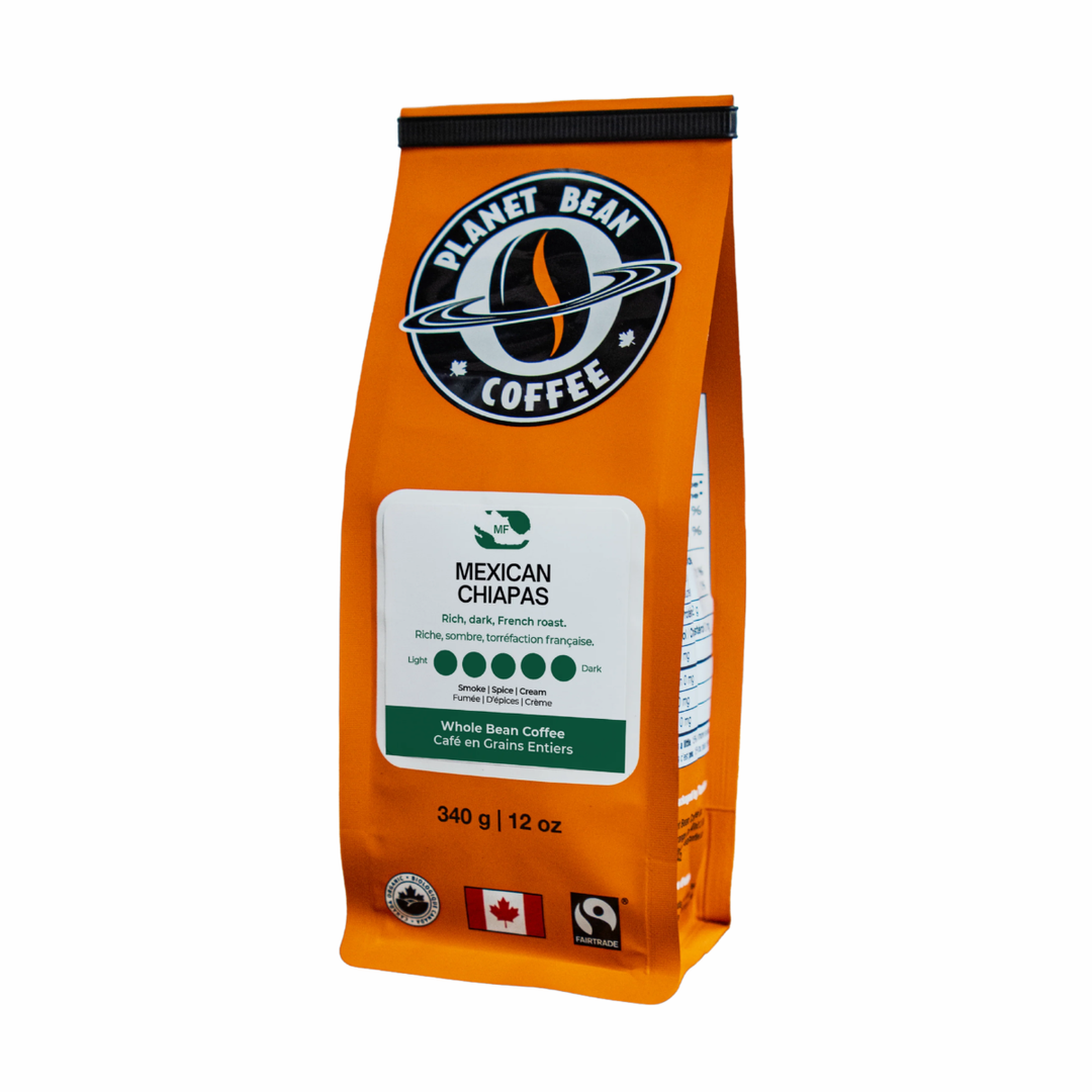 Planet Bean Single Origin Mexican Chiapas Whole Bean Coffee 12 oz.