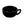 Tasse à café noire lisse I.XXI 320 ml, noire
