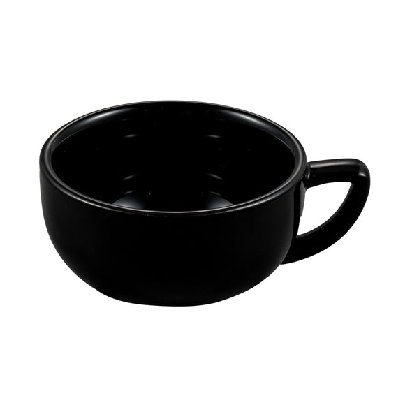 Tasse à café noire lisse I.XXI 320 ml, noire