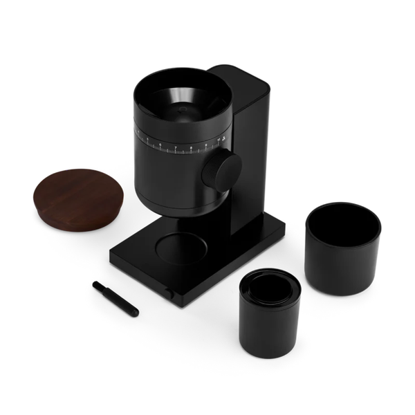 Fellow Opus 2 All Purpose Grinder, Matte Black & Walnut #FLLW-1222BA-NA