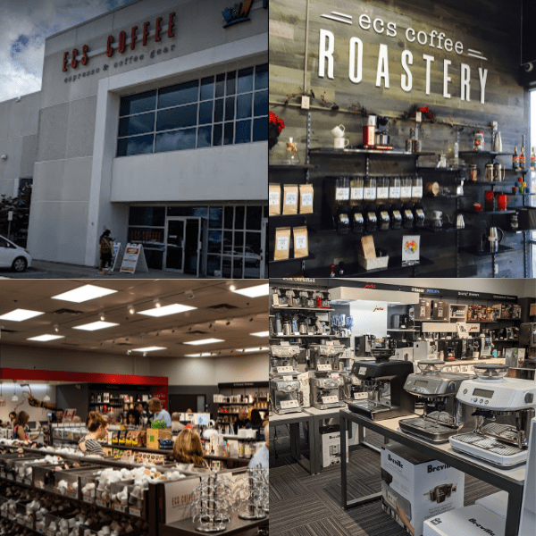 Inside ECS Coffee Burlington & Ancaster Retail Stores