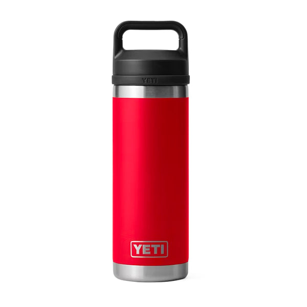 YETI Rambler 18 oz. Bottle with Chug Cap, Rescue Red