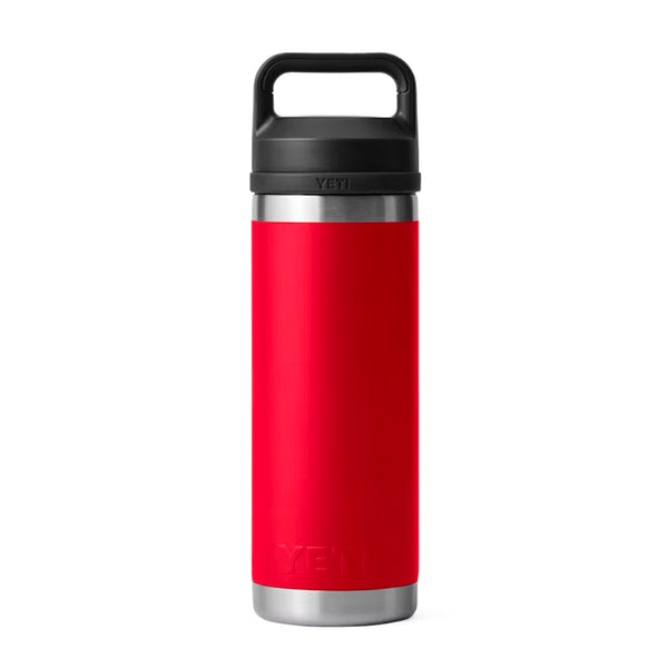 YETI Rambler 18 oz. Bottle with Chug Cap, Rescue Red