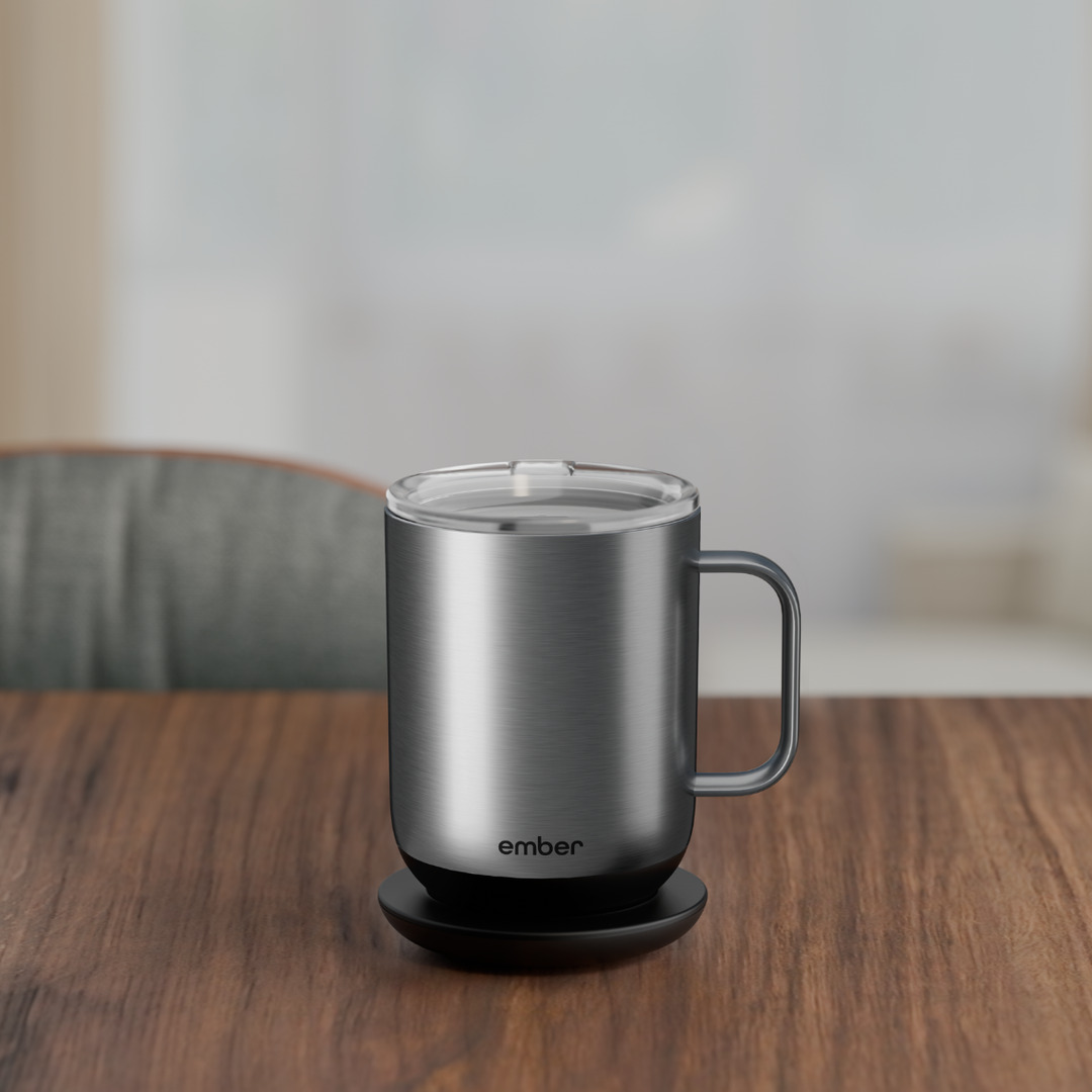 Ember Mug3 Temperature Control Mug 10oz., Stainless Steel