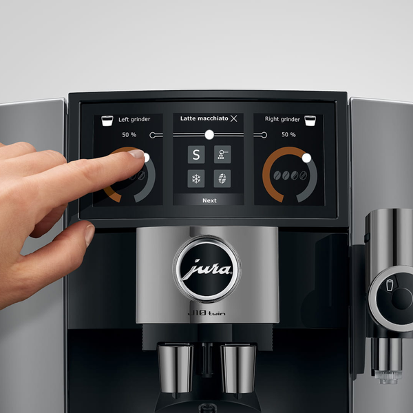 Jura J10 Twin Automatic Espresso Machine, Diamond Onyx #15724