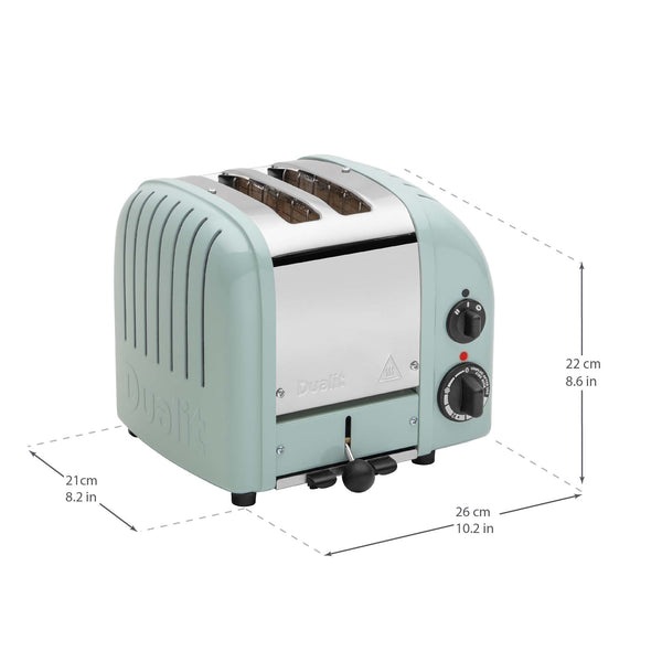 Dualit NewGen Classic Toaster 2-Slot, Eucalyptus #27173