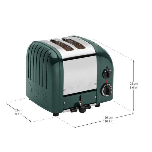 Dualit NewGen Classic Toaster 2-Slot, Evergreen #27550