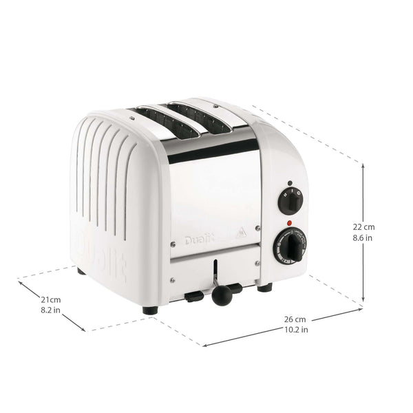 Dualit NewGen Classic Toaster 2-Slot, White #27153