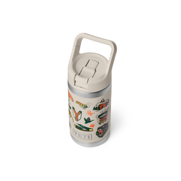 YETI Rambler 355 ml. Kids Bottle, Cape Taupe Summer Camp