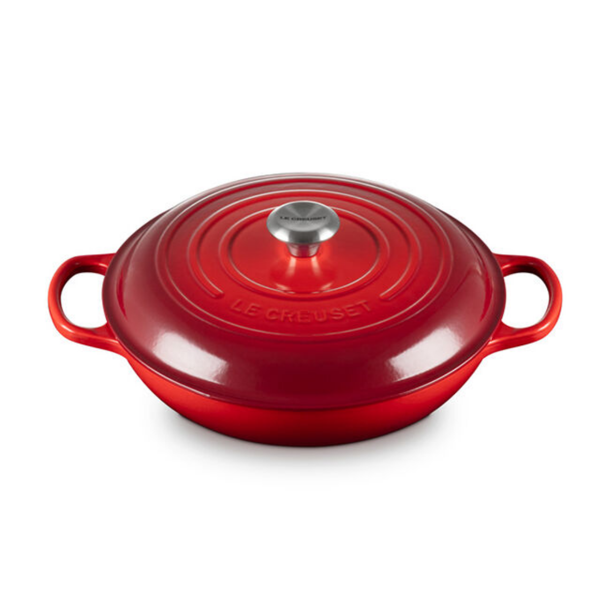 Le Creuset Signature Cast-Iron Braiser 3.5L, Cerise