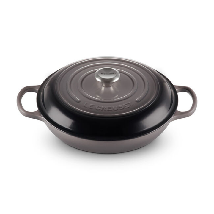 Le Creuset Signature Cast-Iron Braiser 3.5L, Oyster