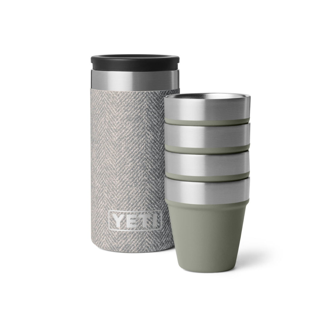 YETI Shot Glasses with Carrying Case, Riverhead Green