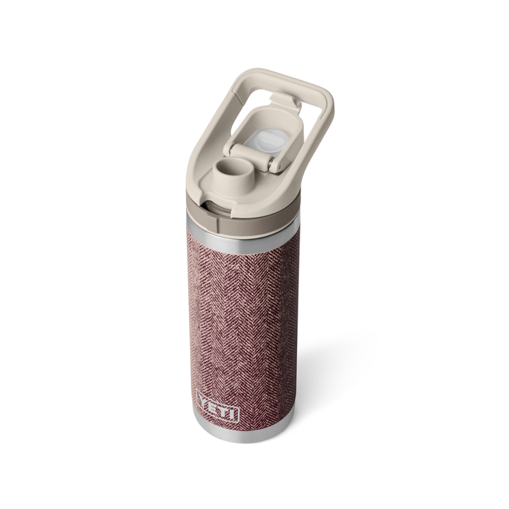 YETI Rambler 18 oz. Bottle with Flip Chug Cap, Riverhead Red