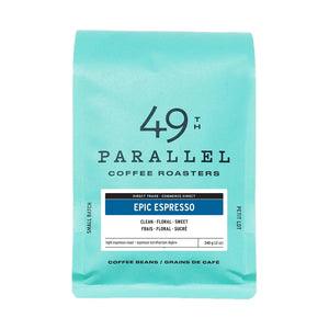 49th Parallel Epic Espresso Whole Bean Espresso, 340 g