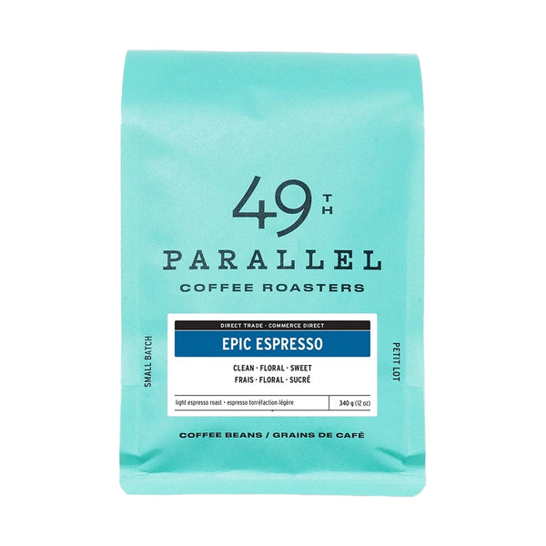 49th Parallel Epic Espresso Whole Bean Espresso, 340 g