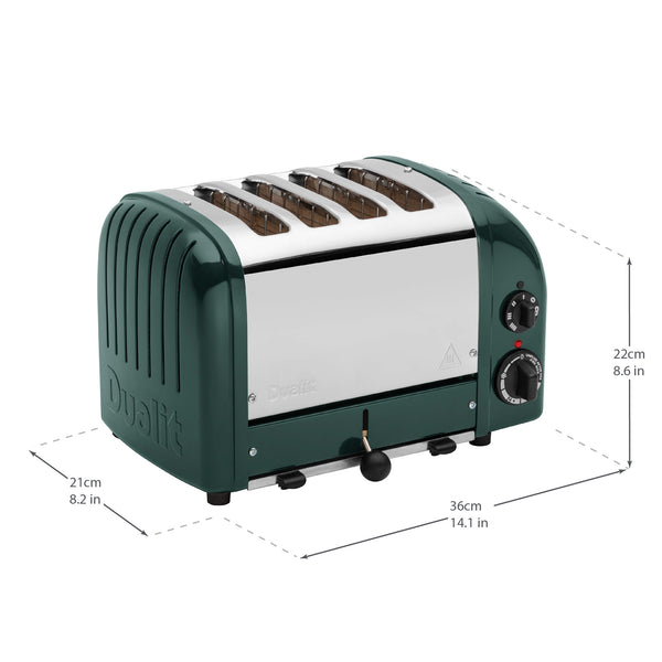 Dualit NewGen Classic Toaster 4-Slot, Evergreen #47550