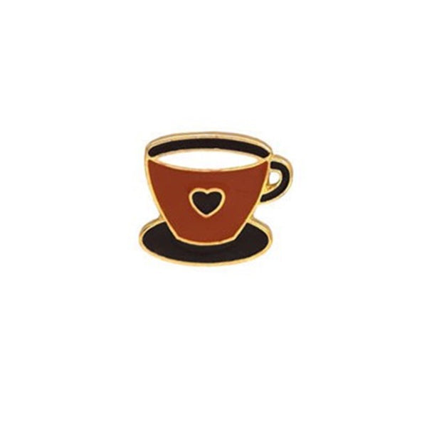 I.XXI Love of Coffee Heart Pin